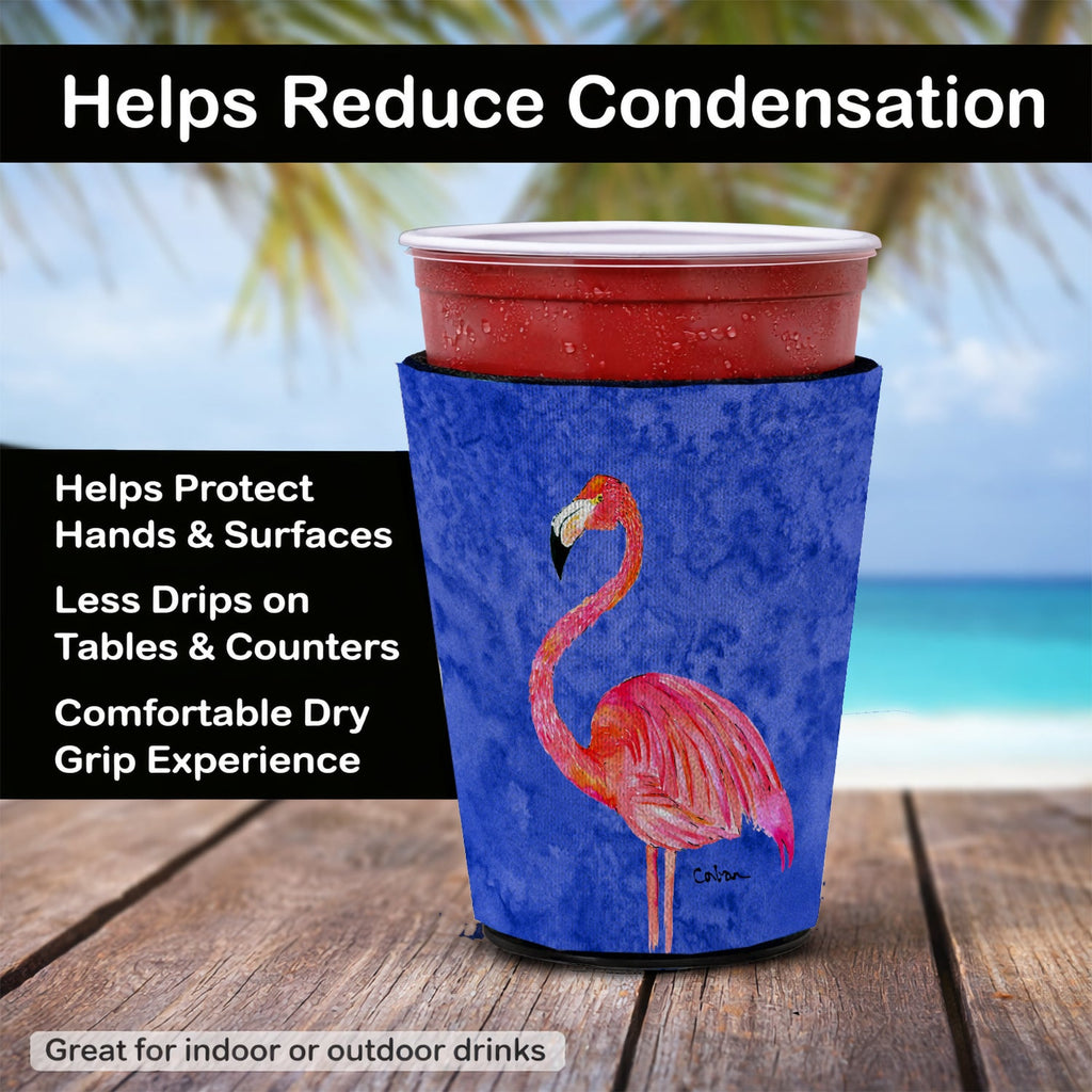 Flamingo Red Cup Hugger Sleeve for 16–22 oz Party Cups, Insulated Foam Drink Holder for Iced Coffee, Tailgate & BBQ Reusable