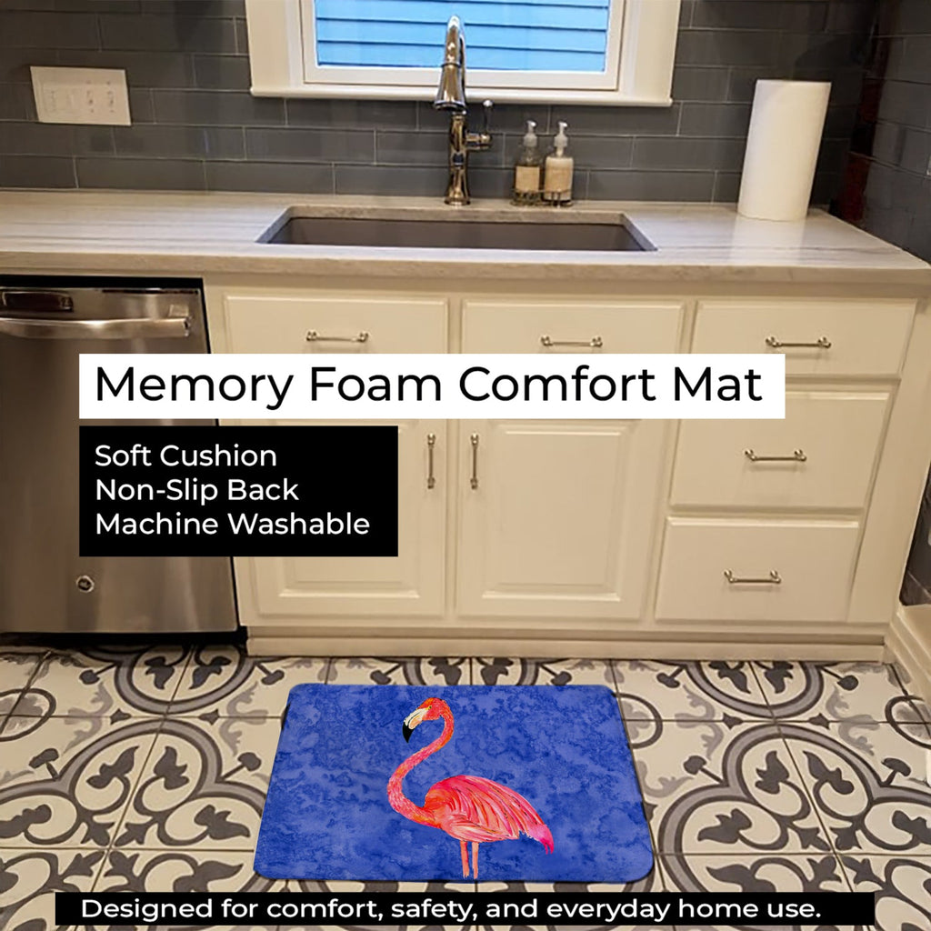 Flamingo Memory Foam Kitchen Mat Machine Washable Anti-Fatigue Cushion Comfort Bath or Kitchen Rug