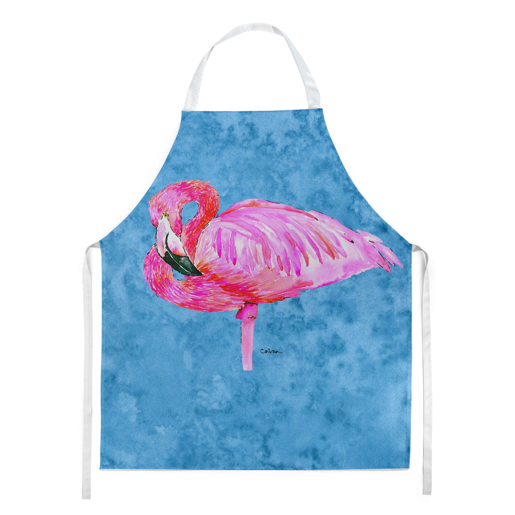 Flamingo Apron Cooking Kitchen Server Baking Crafts Gardening for Adult Women Men, Unisex, Large, Multicolor