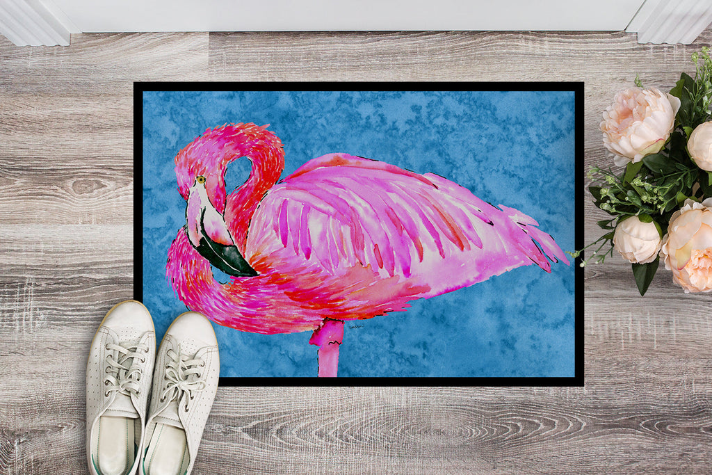 Flamingo Doormat Indoor Outdoor 24H X 36W Front Door Mat Rugs for Entryway, Non Slip Washable Low Pile,
