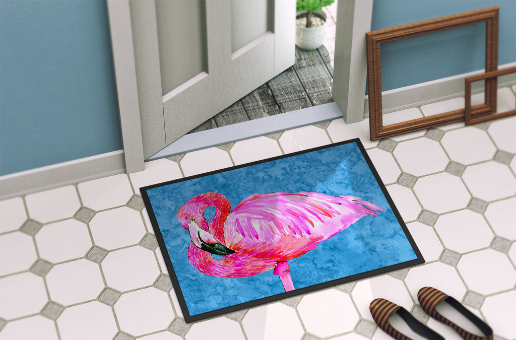 Flamingo Doormat Indoor Outdoor 24H X 36W Front Door Mat Rugs for Entryway, Non Slip Washable Low Pile,