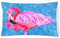 Flamingo Decorative Throw Pillow 12x16 Indoor Outdoor Accent Cushion, Fabric Cover with Insert for Sofa, Bed, Porch & Living Room