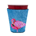 Flamingo Red Cup Hugger Sleeve for 16–22 oz Party Cups, Insulated Foam Drink Holder for Iced Coffee, Tailgate & BBQ Reusable