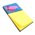 Flamingo Watercolor Sticky Note Holder Refillable Dispenser Desk Accessory 3x3 Pad Gift