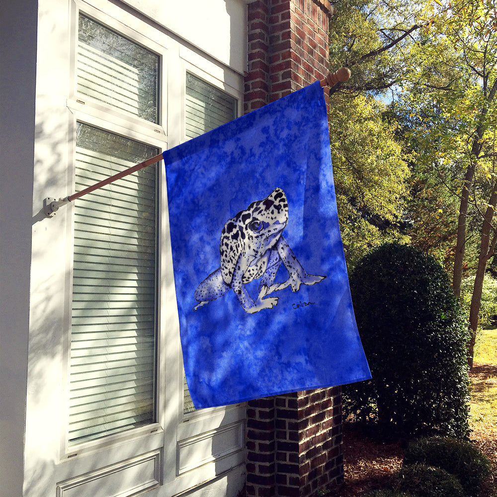 Frog House Flag 28x40 Porch Sleeve Pole Decorative Outside Yard Banner Artwork Wall Hanging, Polyester