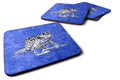 Frog Foam Coasters Set of 4 Cup Coasters for Indoor Outdoor, Tabletop Protection, Anti Slip, Mouse pad Material
