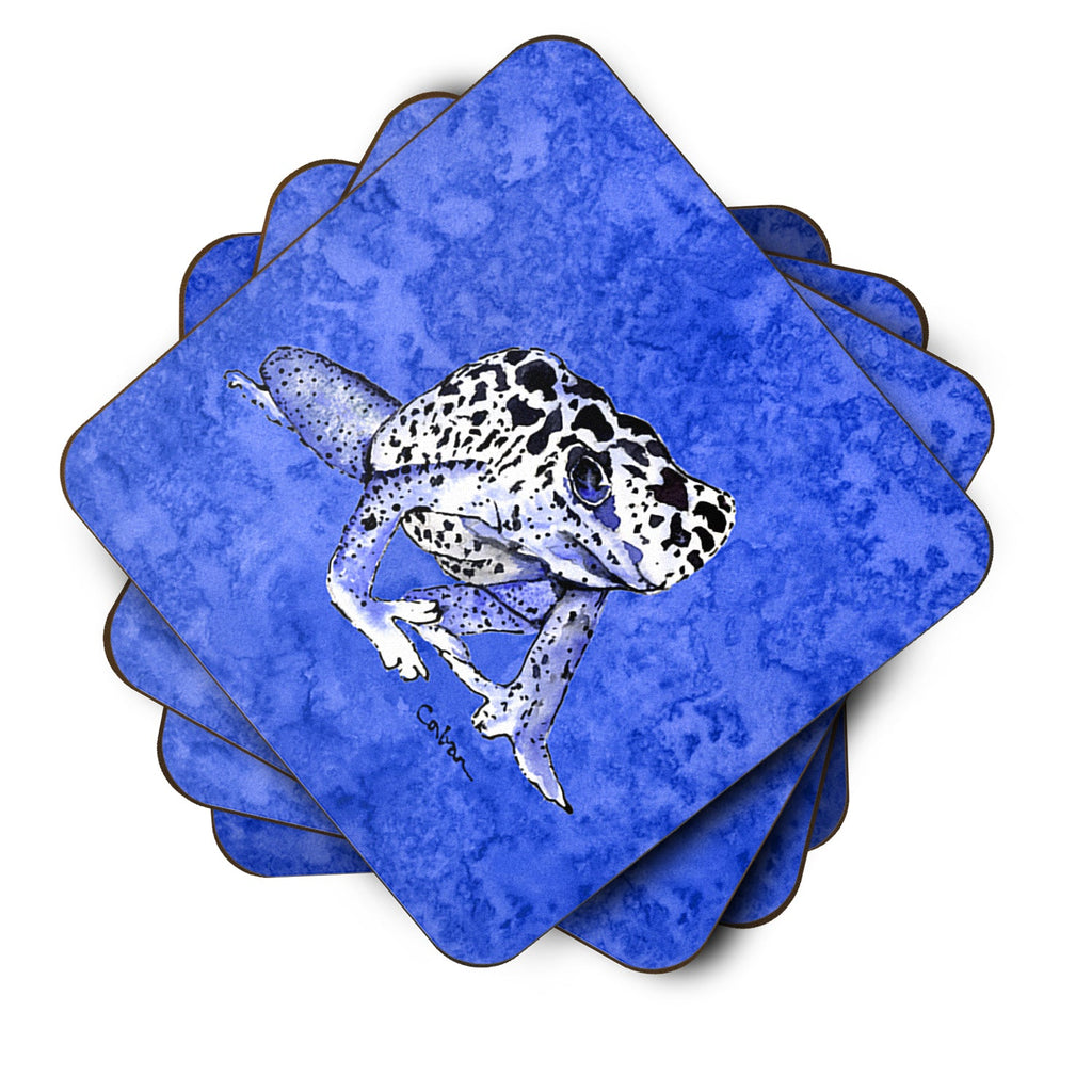 Frog Foam Coasters Set of 4 Cup Coasters for Indoor Outdoor, Tabletop Protection, Anti Slip, Mouse pad Material