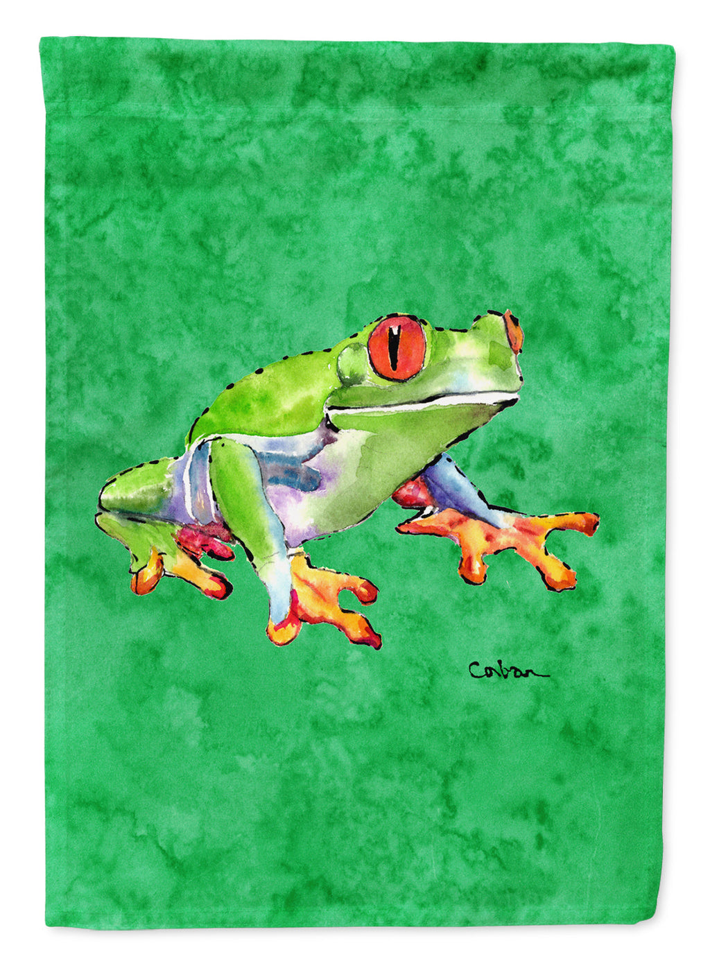 Frog House Flag 28x40 Porch Sleeve Pole Decorative Outside Yard Banner Artwork Wall Hanging, Polyester