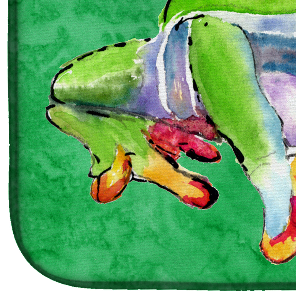Frog Dish Drying Mat Absorbent Dish Drying Mat Pad for Kitchen Counter Dish Drainer Mat for Countertop, 14 x 21", Multicolor