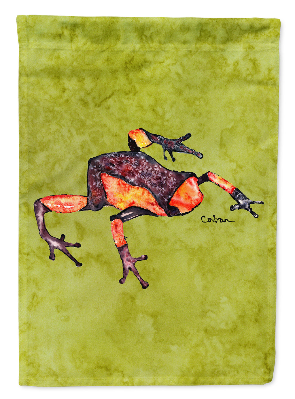 Frog House Flag 28x40 Porch Sleeve Pole Decorative Outside Yard Banner Artwork Wall Hanging, Polyester
