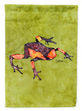 Frog House Flag 28x40 Porch Sleeve Pole Decorative Outside Yard Banner Artwork Wall Hanging, Polyester