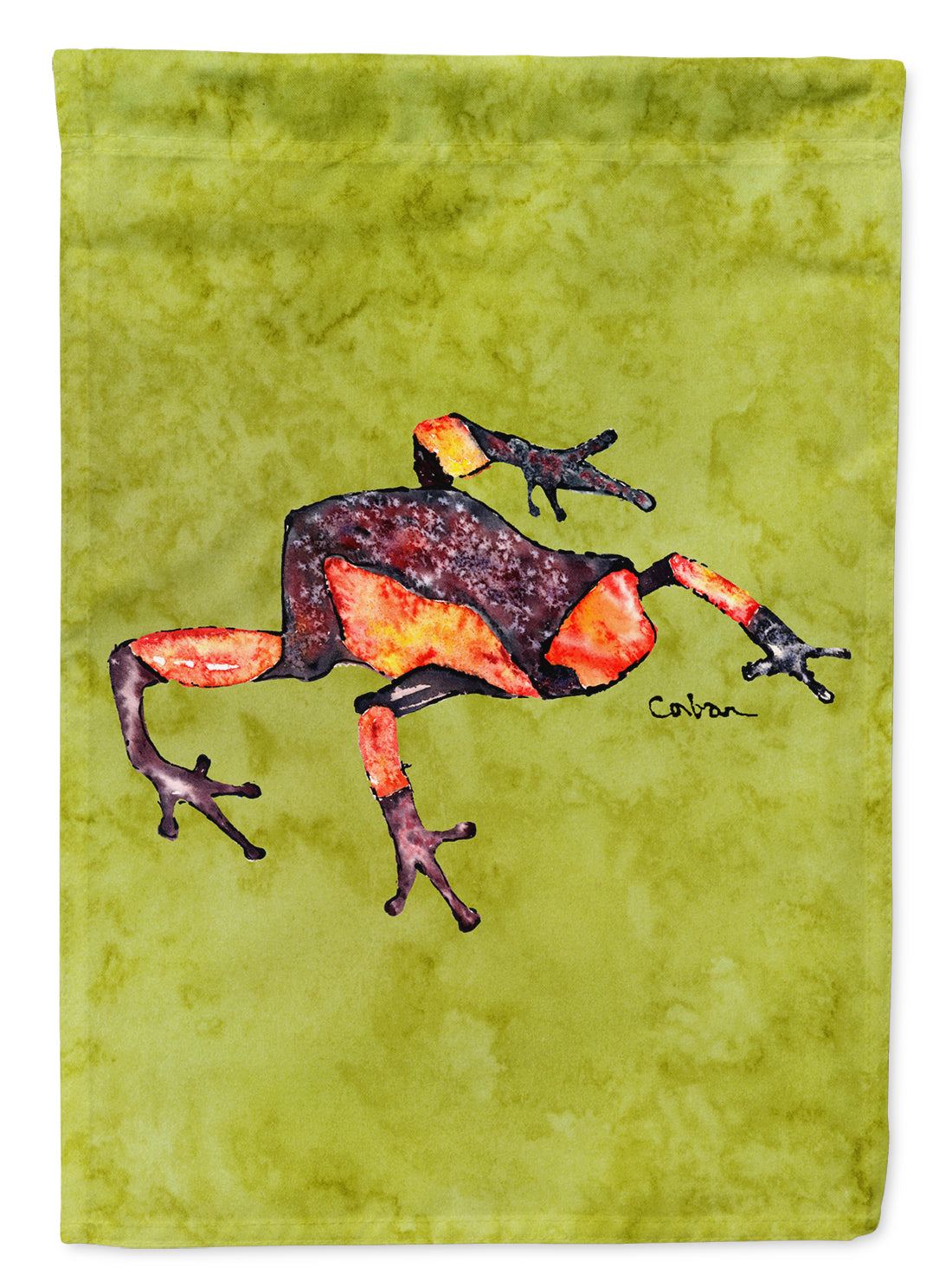 Frog House Flag 28x40 Porch Sleeve Pole Decorative Outside Yard Banner Artwork Wall Hanging, Polyester