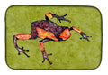 Frog Dish Drying Mat Absorbent Dish Drying Mat Pad for Kitchen Counter Dish Drainer Mat for Countertop, 14 x 21", Multicolor
