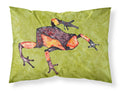 Frog Standard Pillowcase Lightweight Super Soft Easy Care Decorative Artwork Pillowcase, Standard