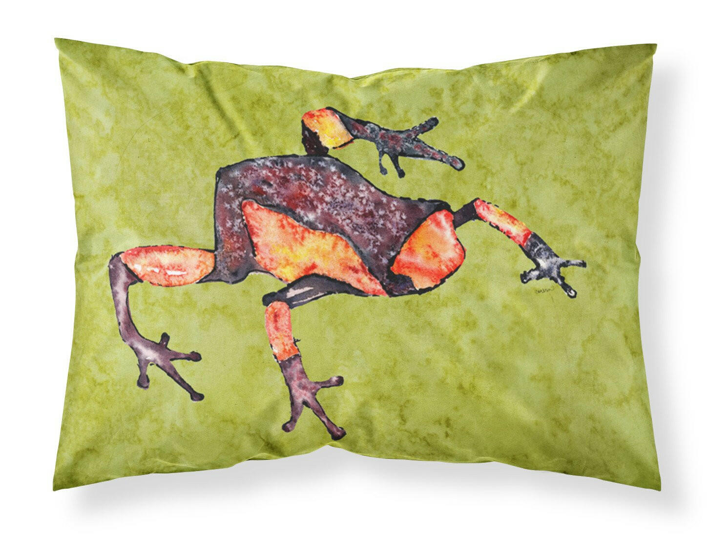 Frog Standard Pillowcase Lightweight Super Soft Easy Care Decorative Artwork Pillowcase, Standard