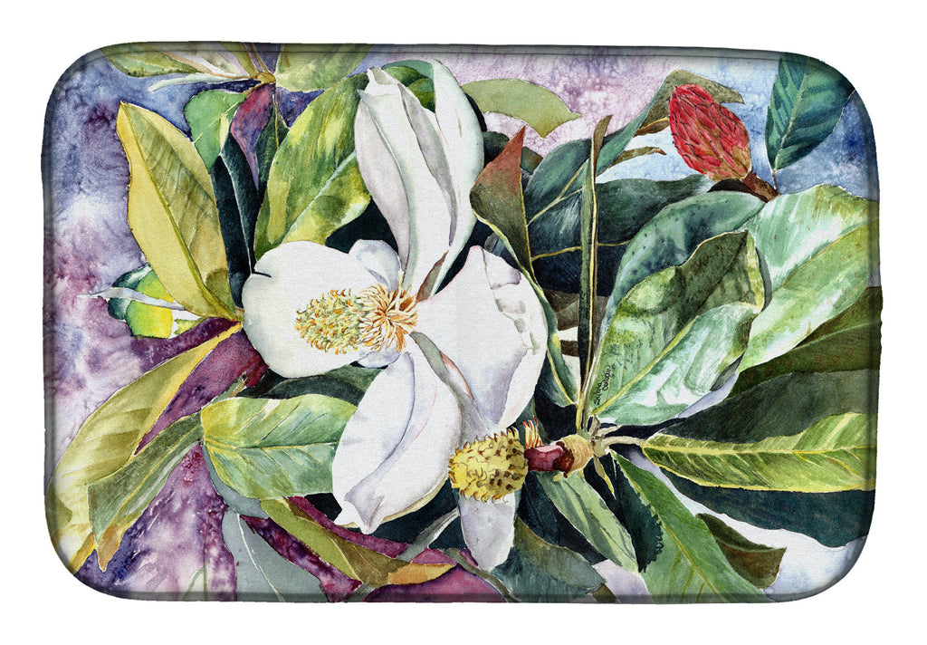 Magnolia Dish Drying Mat Absorbent Dish Drying Mat Pad for Kitchen Counter Dish Drainer Mat for Countertop, 14 x 21", Multicolor