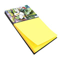 Magnolia Watercolor Sticky Note Holder Refillable Dispenser Desk Accessory 3x3 Pad Gift