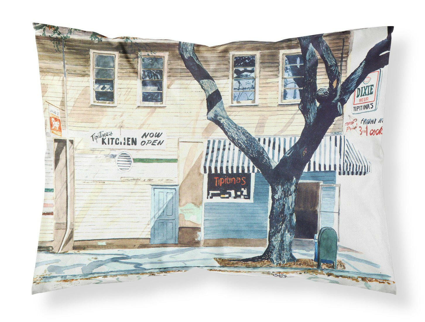 Tipitina's Standard Pillowcase Lightweight Super Soft Easy Care Decorative Artwork Pillowcase, Standard