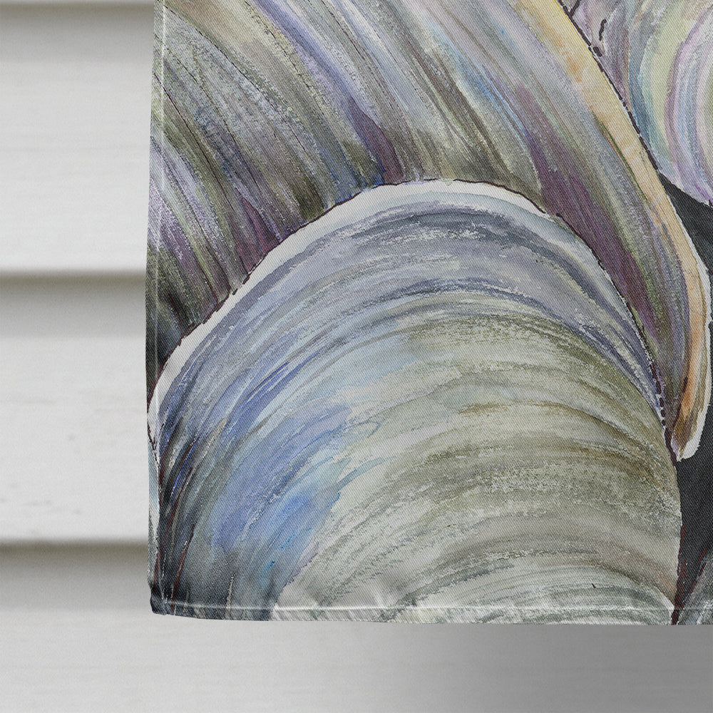 Clam Quahog House Flag 28x40 Porch Sleeve Pole Decorative Outside Yard Banner Artwork Wall Hanging, Polyester