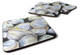 Clam Quahog Foam Coasters Set of 4 Cup Coasters for Indoor Outdoor, Tabletop Protection, Anti Slip, Mouse pad Material