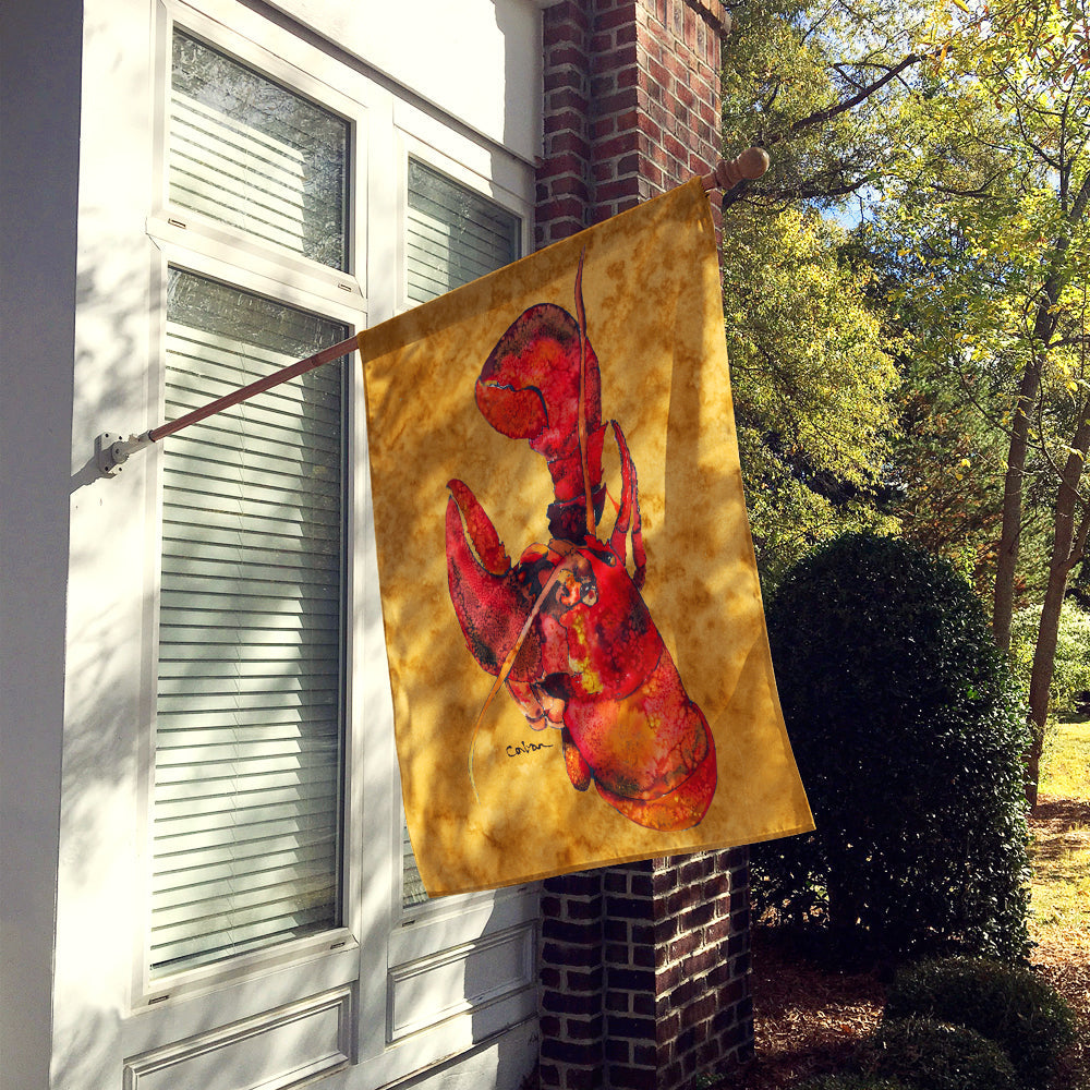 Lobster House Flag 28x40 Porch Sleeve Pole Decorative Outside Yard Banner Artwork Wall Hanging, Polyester