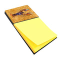 Lobster Watercolor Sticky Note Holder Refillable Dispenser Desk Accessory 3x3 Pad Gift