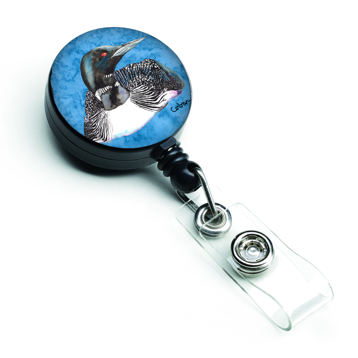 Loon Retractable Badge Reel for Nurses ID Badge Holder with Clip Retractable Employee Badge Holder, Belt Clip