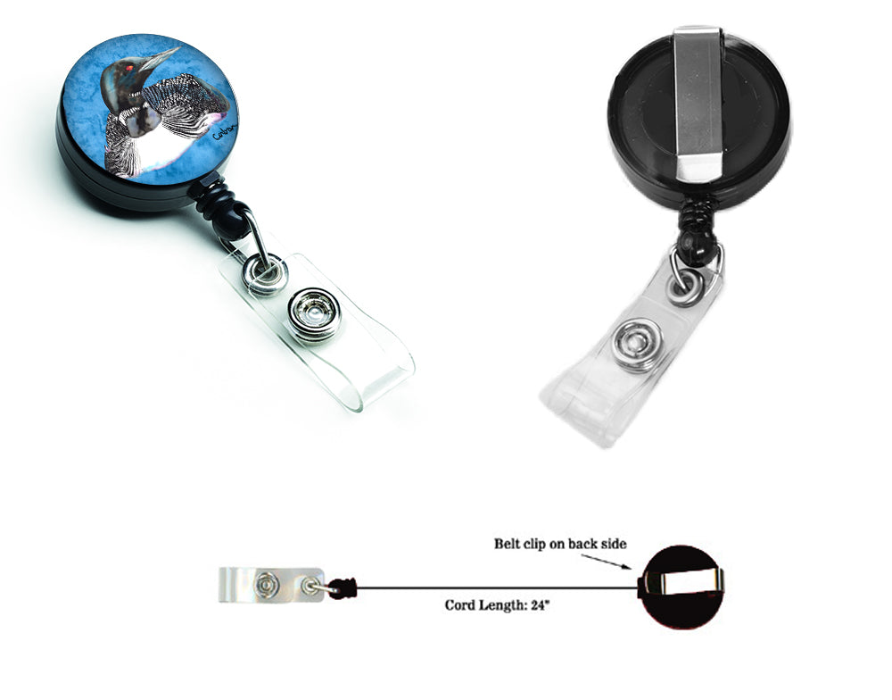 Loon Retractable Badge Reel for Nurses ID Badge Holder with Clip Retractable Employee Badge Holder, Belt Clip