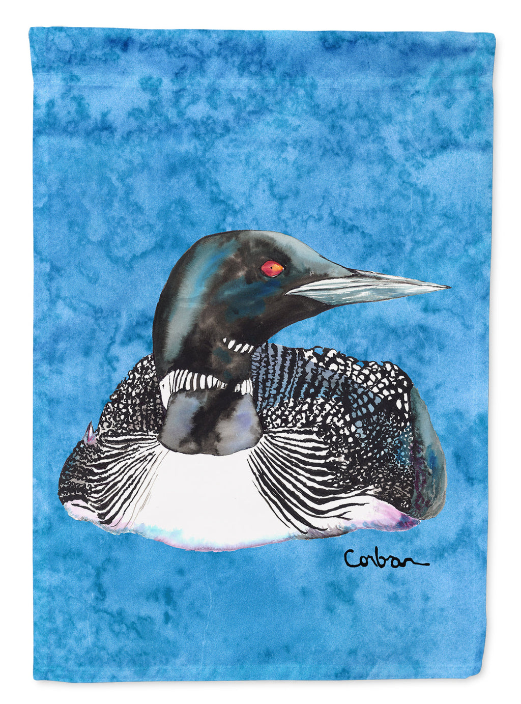 Loon House Flag 28x40 Porch Sleeve Pole Decorative Outside Yard Banner Artwork Wall Hanging, Polyester