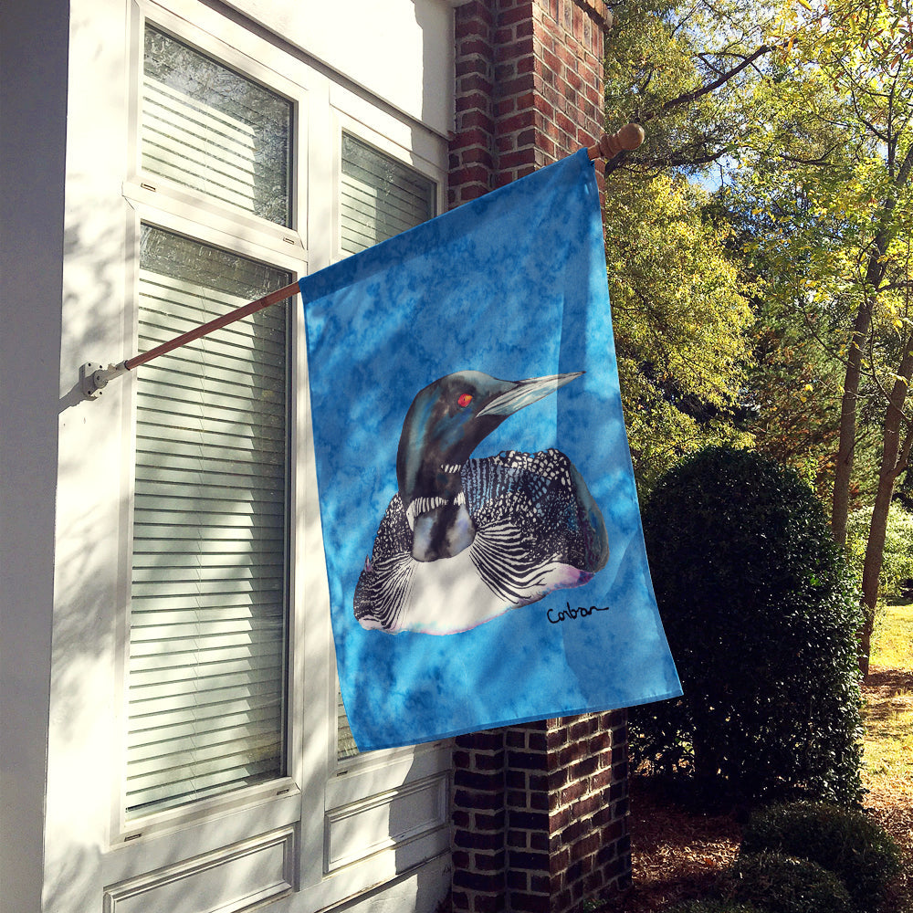 Loon House Flag 28x40 Porch Sleeve Pole Decorative Outside Yard Banner Artwork Wall Hanging, Polyester