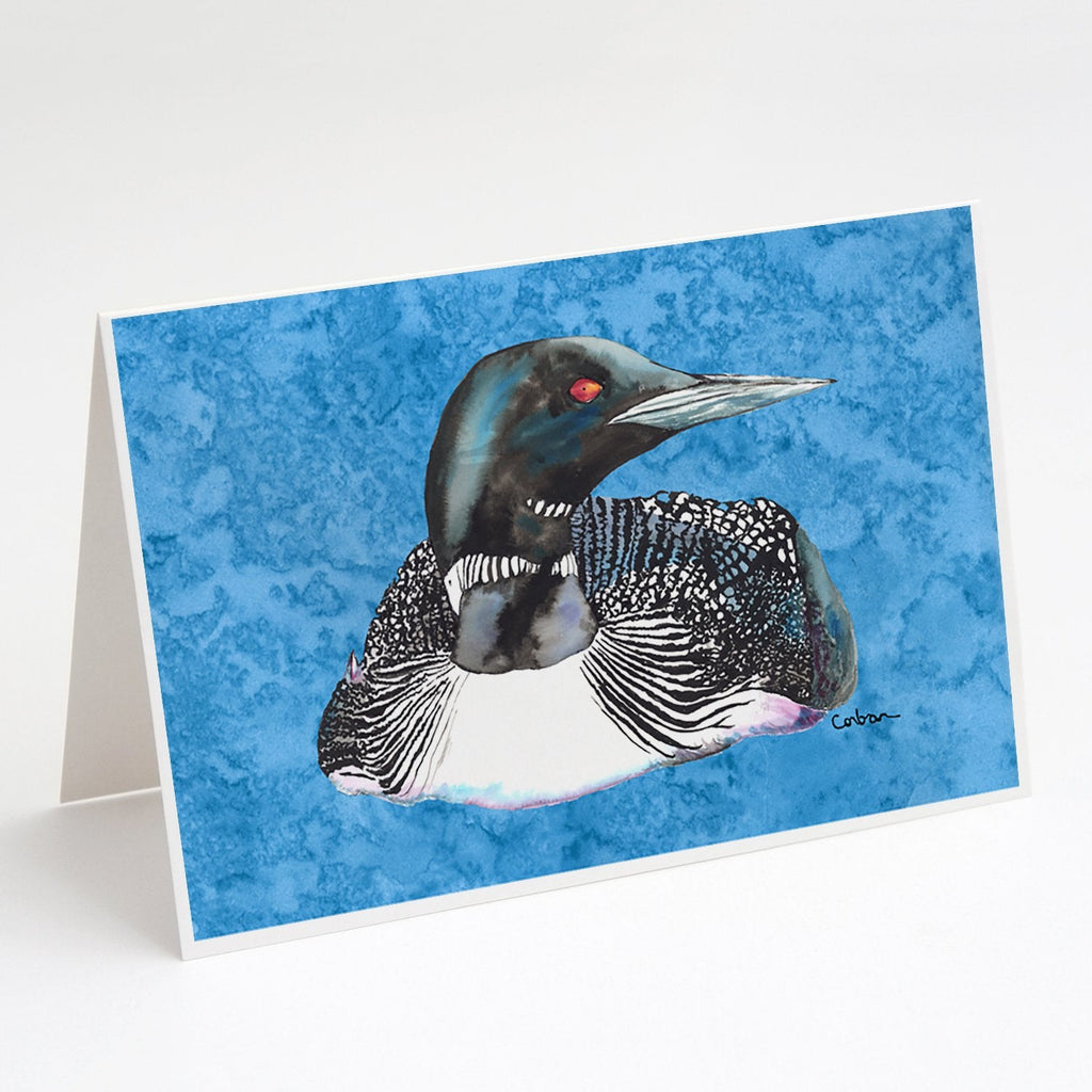 Loon Greeting Cards Pack of 8 Blank Cards with Envelopes Whimsical A7 Size 5x7