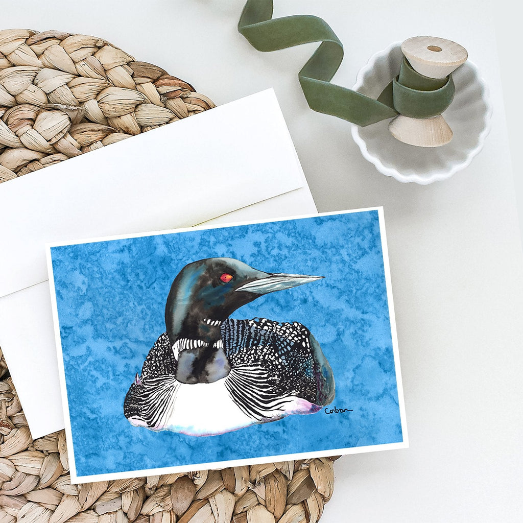 Loon Greeting Cards Pack of 8 Blank Cards with Envelopes Whimsical A7 Size 5x7