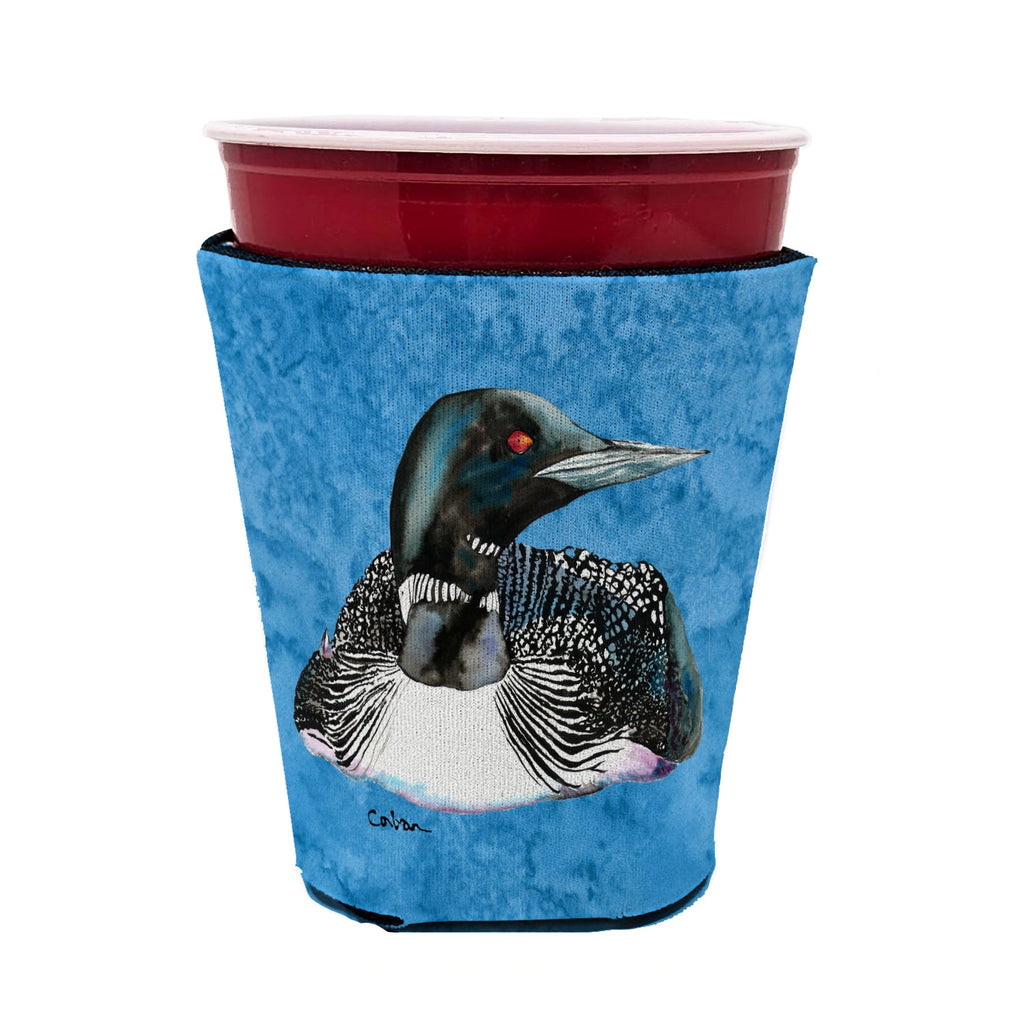 Loon Red Cup Hugger Sleeve for 16–22 oz Party Cups, Insulated Foam Drink Holder for Iced Coffee, Tailgate & BBQ Reusable