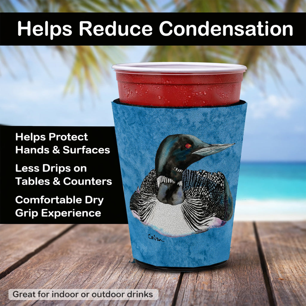 Loon Red Cup Hugger Sleeve for 16–22 oz Party Cups, Insulated Foam Drink Holder for Iced Coffee, Tailgate & BBQ Reusable