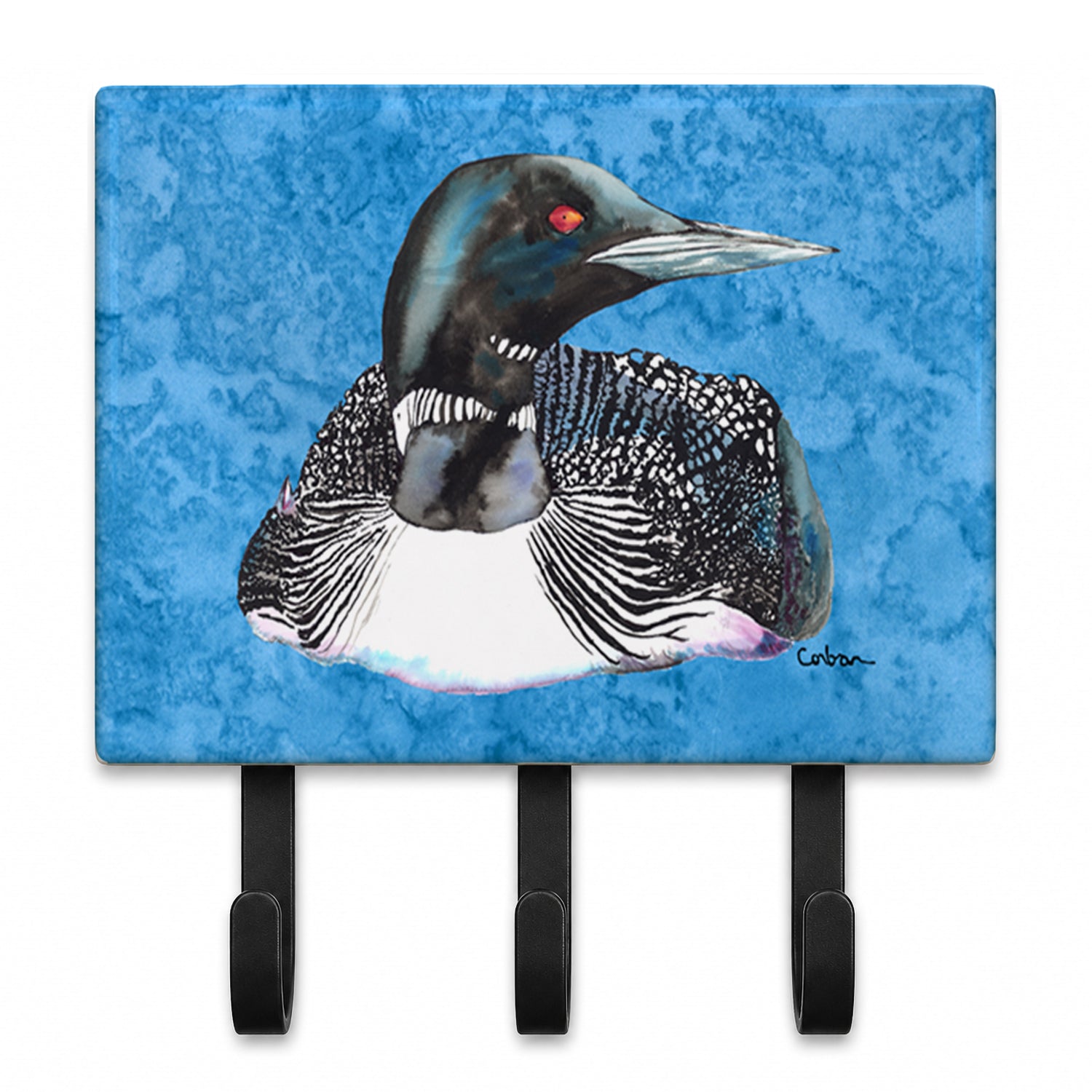 Loon Leash or Key Holder Wall Hooks, Coat Rack Wall Mount, for Hanging Keys, Towels, Aprons, Leashes
