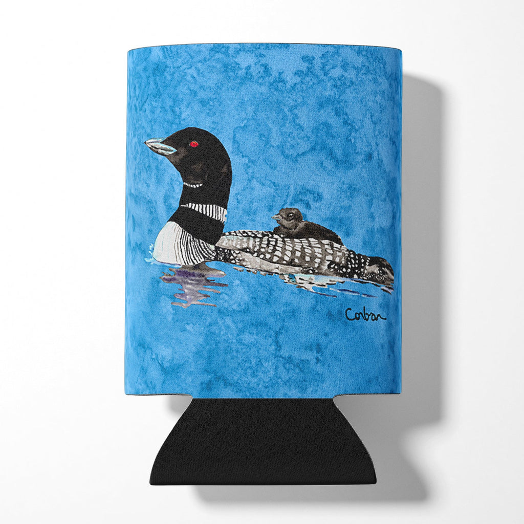 Momma and Baby Loon Can or Bottle Hugger Cooler Sleeve for Standard 12 oz Cans, Insulated Foam Beer & Soda Can Hugger Reusable