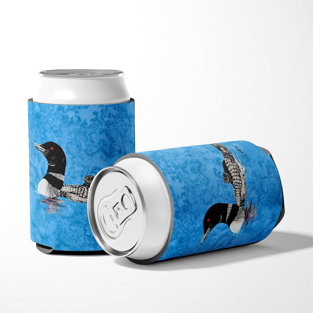Momma and Baby Loon Can or Bottle Hugger Cooler Sleeve for Standard 12 oz Cans, Insulated Foam Beer & Soda Can Hugger Reusable