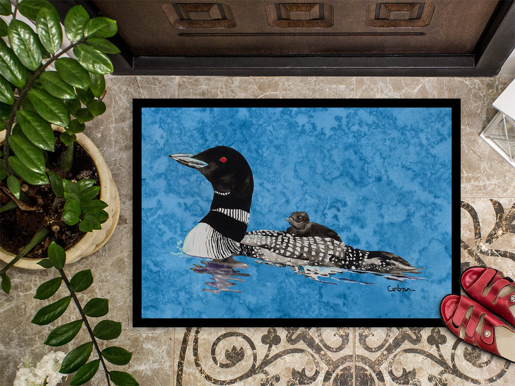 Momma and Baby Loon Doormat Indoor Outdoor 24H X 36W Front Door Mat Rugs for Entryway, Non Slip Washable Low Pile,