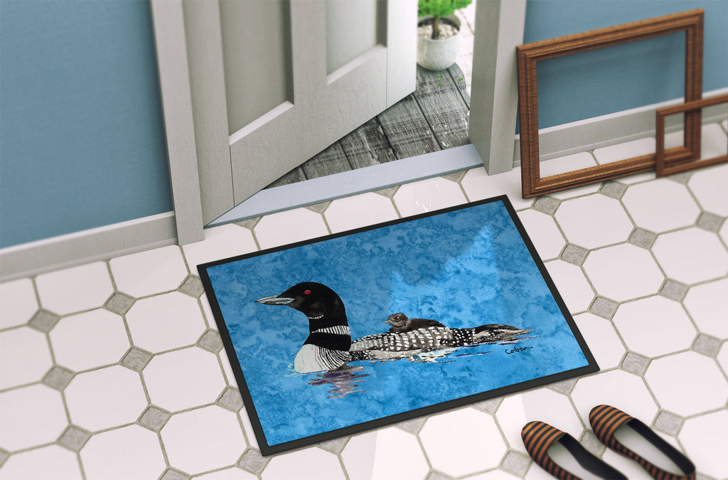 Momma and Baby Loon Doormat Indoor Outdoor 24H X 36W Front Door Mat Rugs for Entryway, Non Slip Washable Low Pile,