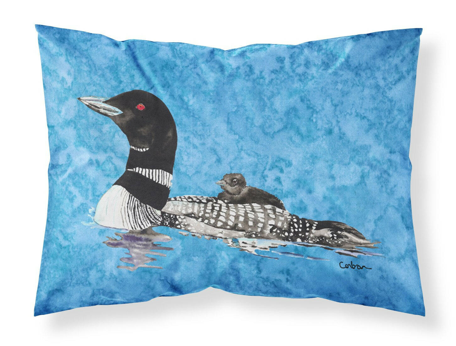 Momma and Baby Loon Standard Pillowcase Lightweight Super Soft Easy Care Decorative Artwork Pillowcase, Standard
