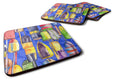 Lobster Bouys  Foam Coasters Set of 4 Cup Coasters for Indoor Outdoor, Tabletop Protection, Anti Slip, Mouse pad Material