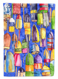 Lobster Bouys House Flag 28x40 Porch Sleeve Pole Decorative Outside Yard Banner Artwork Wall Hanging, Polyester