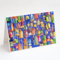 Lobster Bouys Greeting Cards Pack of 8 Blank Cards with Envelopes Whimsical A7 Size 5x7