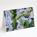Hydrangea Greeting Cards Pack of 8 Blank Cards with Envelopes Whimsical A7 Size 5x7