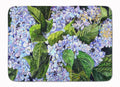 Hydrangea Memory Foam Kitchen Mat Machine Washable Anti-Fatigue Cushion Comfort Bath or Kitchen Rug