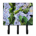 Hydrangea Leash or Key Holder Wall Hooks, Coat Rack Wall Mount, for Hanging Keys, Towels, Aprons, Leashes