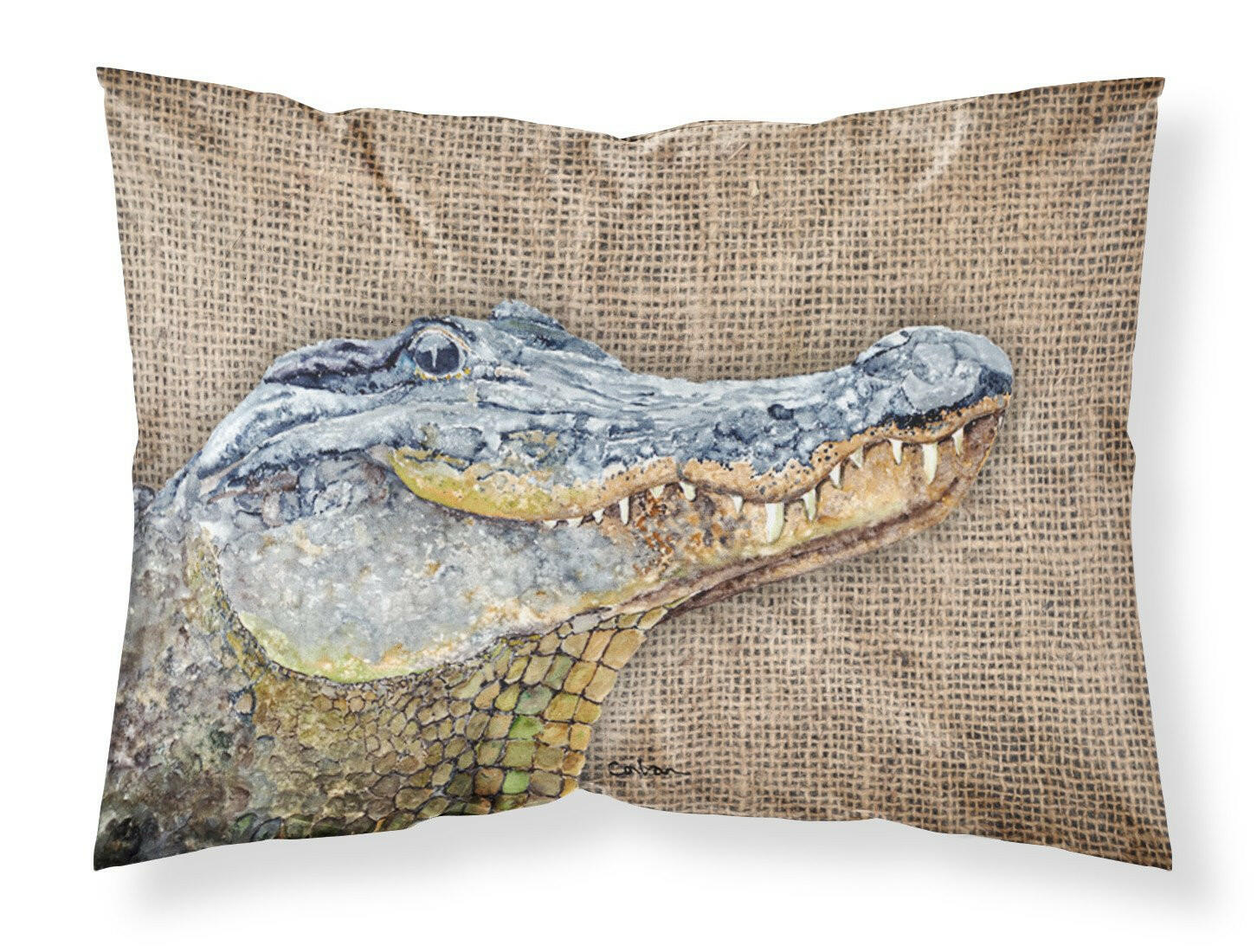 Alligator Standard Pillowcase Lightweight Super Soft Easy Care Decorative Artwork Pillowcase, Standard