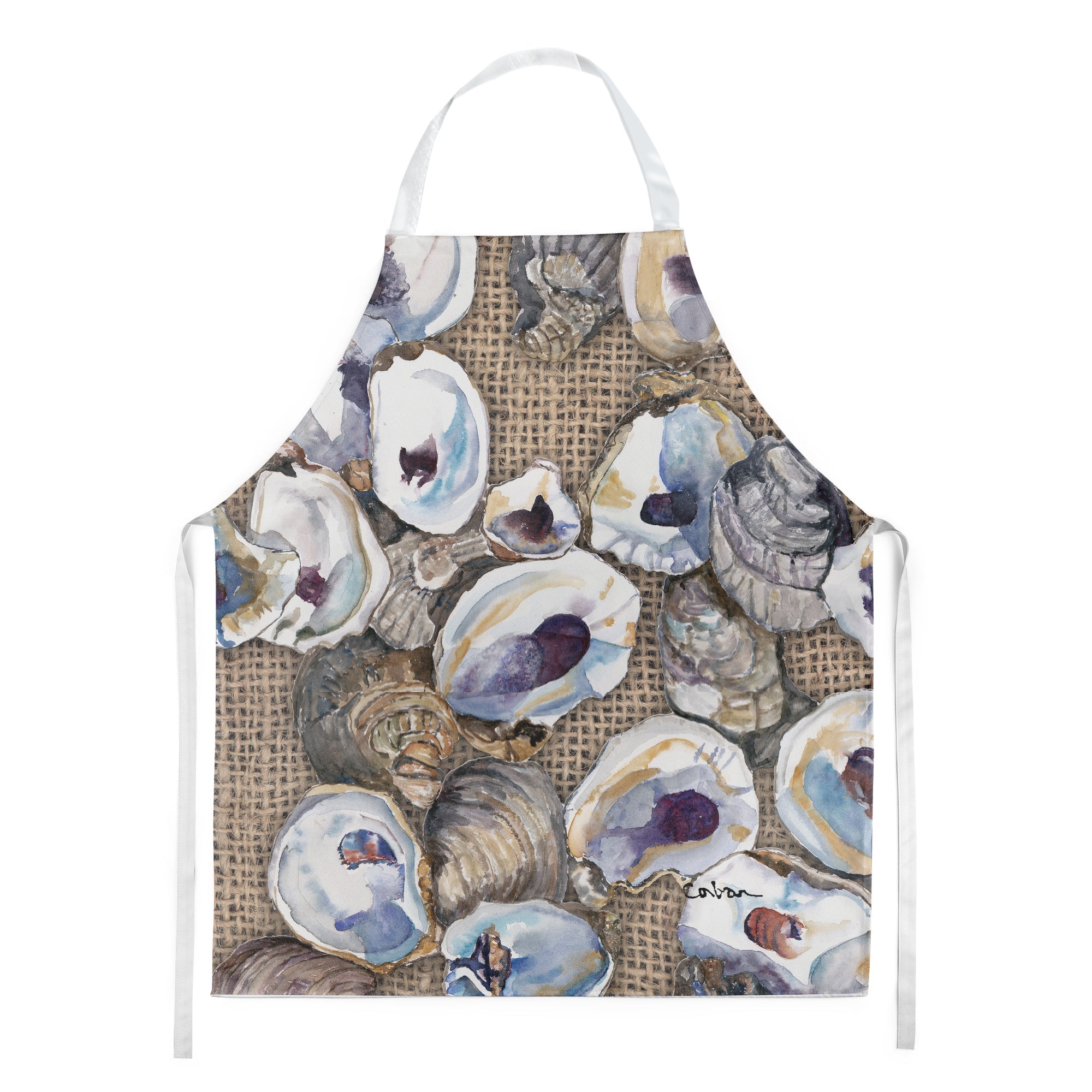 Oyster Apron Cooking Kitchen Server Baking Crafts Gardening for Adult Women Men, Unisex, Large, Multicolor