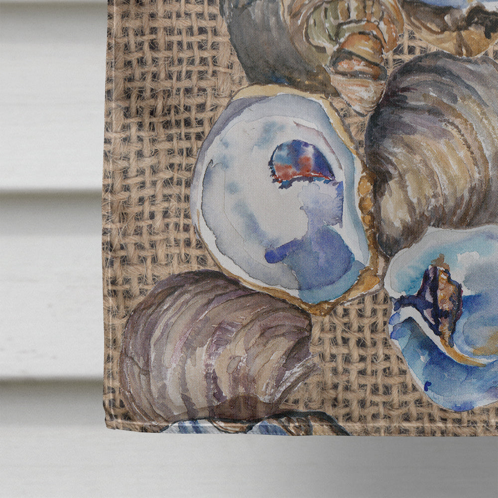 Oyster House Flag 28x40 Porch Sleeve Pole Decorative Outside Yard Banner Artwork Wall Hanging, Polyester