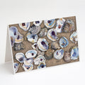 Oyster Greeting Cards Pack of 8 Blank Cards with Envelopes Whimsical A7 Size 5x7